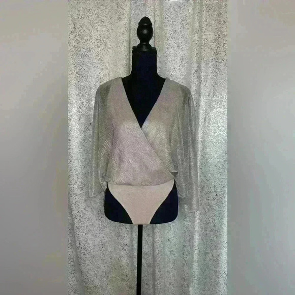 Mauve Chiffon Body Suit - Picture 1 of 6